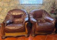 2 sofás individuais em pele natural .... ANúNCIOS Bonsanuncios.pt