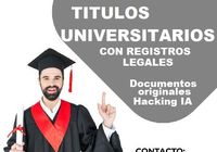 Titulos universitarios con registros... ANúNCIOS Bonsanuncios.pt